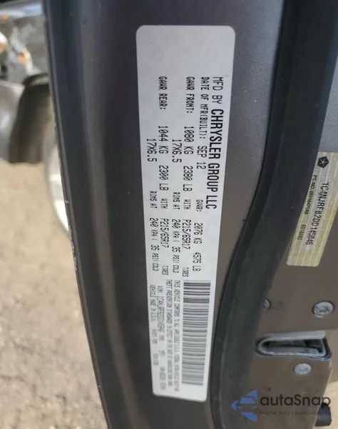 2013 Jeep Patriot Latitude z USA, uszkodzony, nr VIN 1C4NJRFB2DD145846